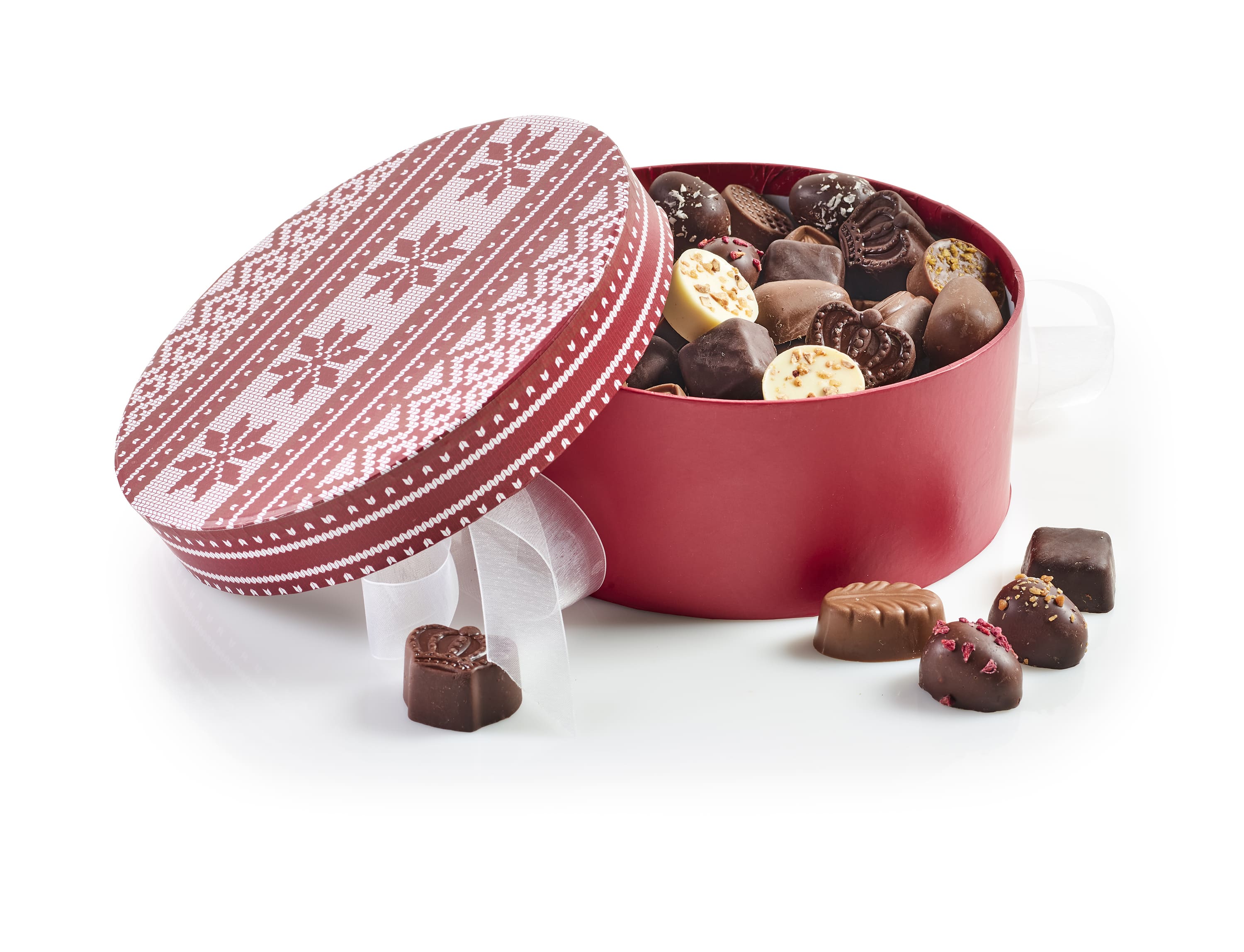 Boncoca hatteæske - Sweater, Stor - Luksuschokolade 1000 g.