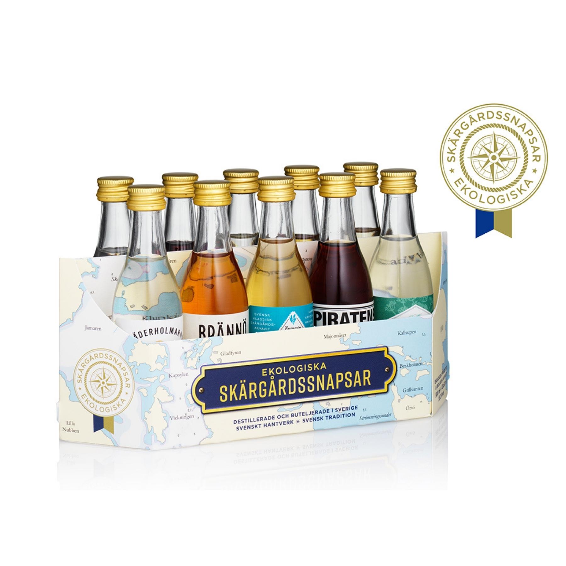 

10 Økologiske snapse 10x5 cl., Sverige