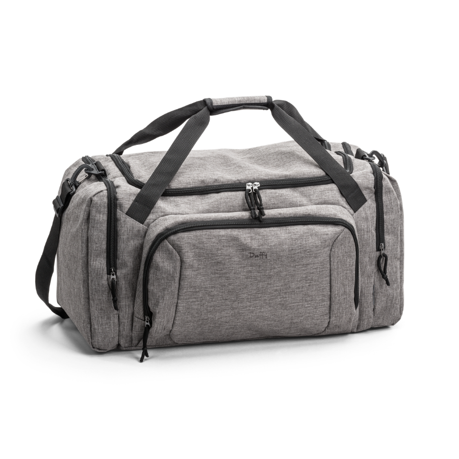 Carlo - Duffy duffelbag & toilettaske i grå