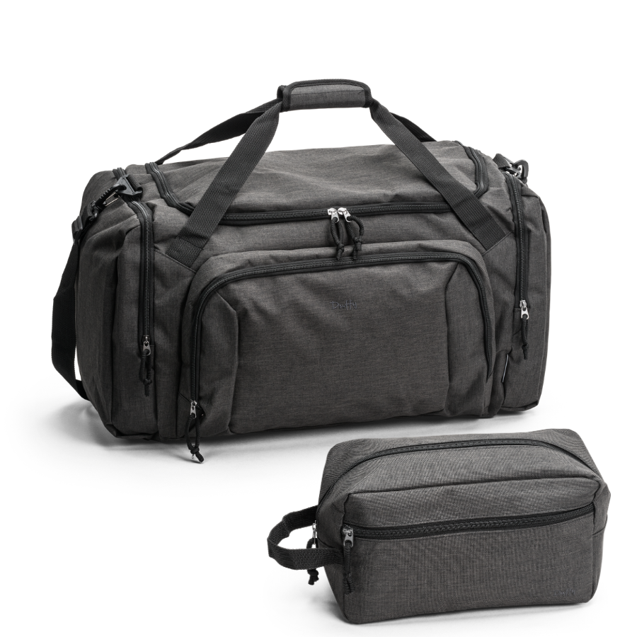 

Carlo - Duffy duffelbag & toilettaske i sort
