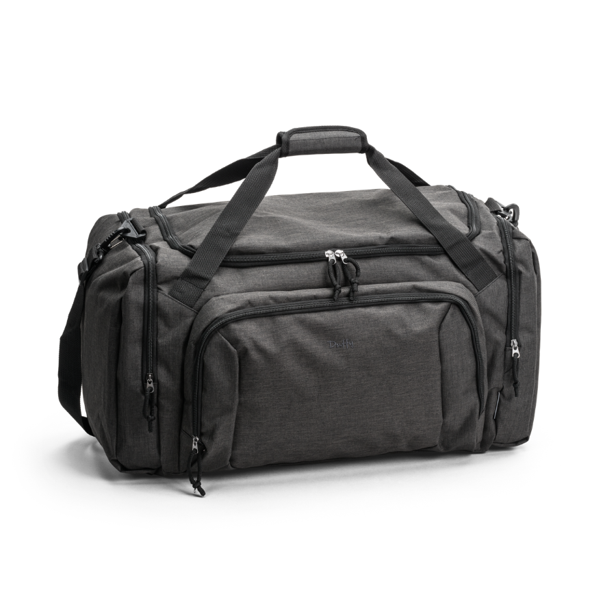 Carlo - Duffy duffelbag & toilettaske i sort
