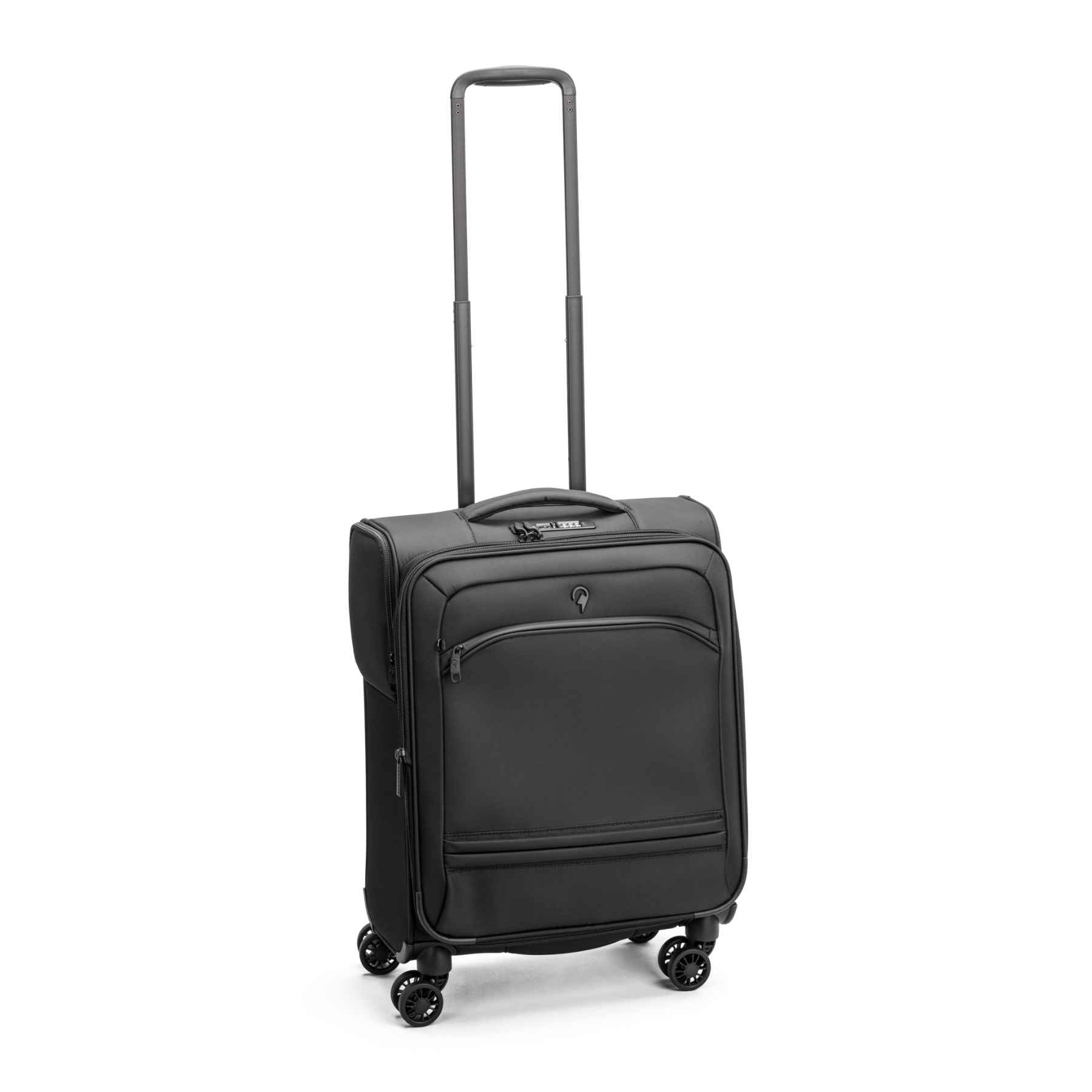 Carlobolaget - Boarding, kabinkuffert 55 cm 4 hjul 55 x 40 x 20 (+3) cm Sort