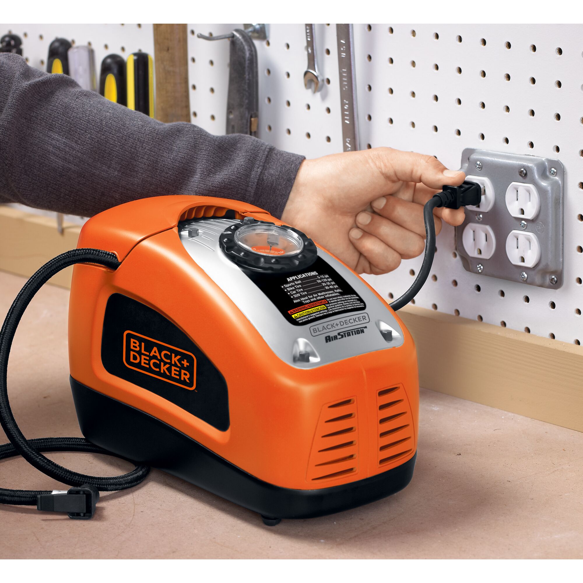 LUFTKOMPRESSORFLEKSIBEL 12V OG 230V