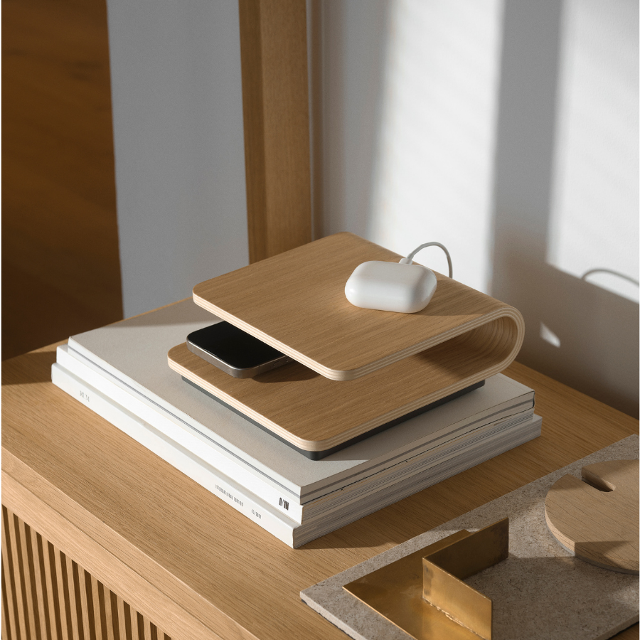 

Ro trådløs oplader, oak