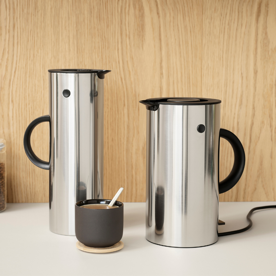 

EM77 elkedel 1,5L & termokande 1L stål