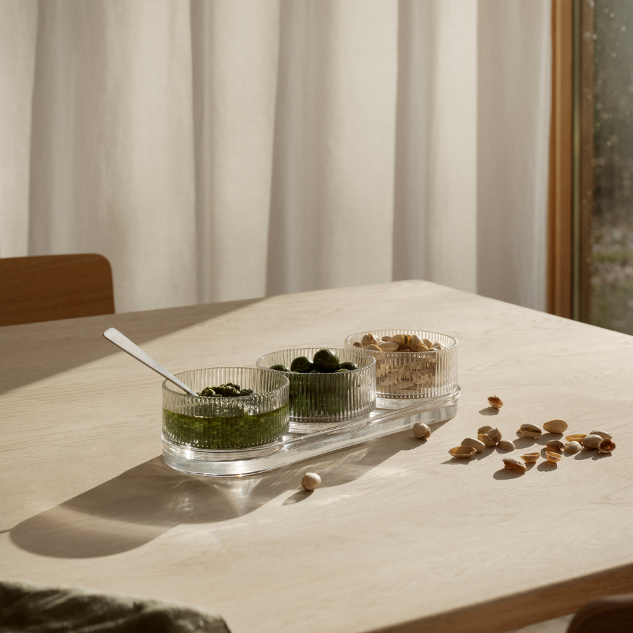 Stelton - Pilastro Tapassæt, clear
